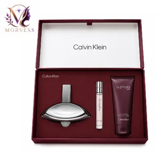 عطر ست زنانه کلوین کلاین ایفوریا ادوپرفیوم ۳ تکه (Calvin Klein Euphoria Gift Set)
